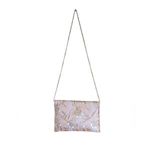 Divine Floral Embroidered Clutch